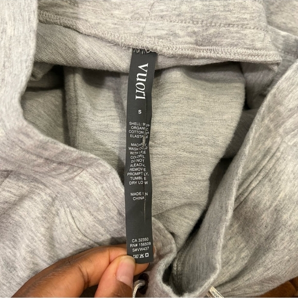 Vuori Laguna Lounge Pant 2.0 Gray Jogger Pants Size S Style VW437 - Picture 9 of 10